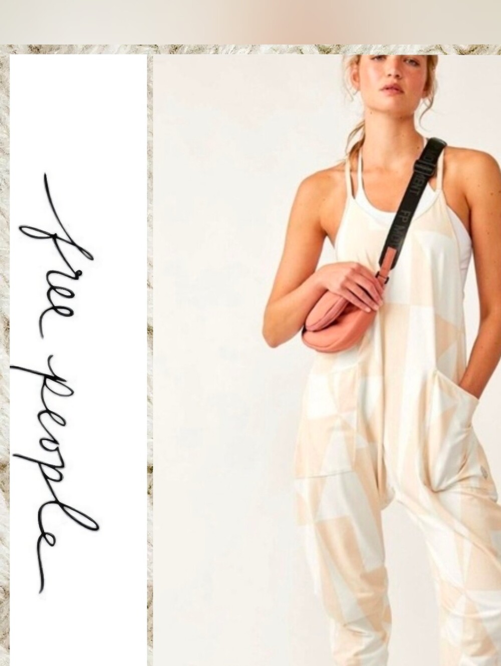 Free People Movement Hot Shot Printed Onesie L New